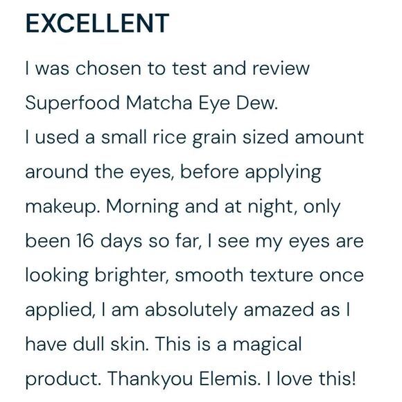 ELEMIS SUPERFOOD MATCHA EYE GEL 15ml NEW SOLD OUT ONLINE MSRP $42 - Picture 10 of 16